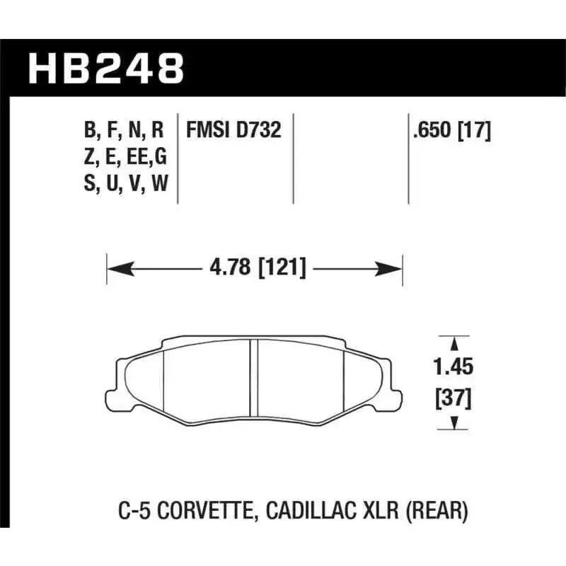 Hawk Performance HB248B.650