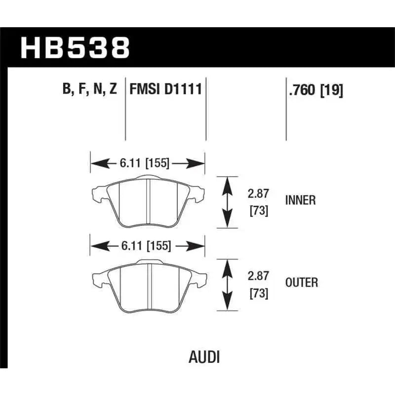 Hawk Performance HB538B.760