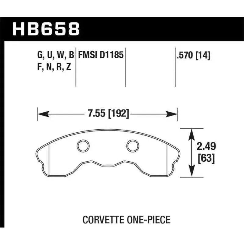 Hawk Performance HB658B.570