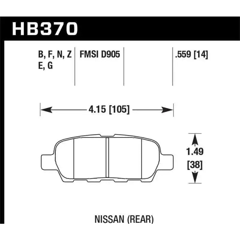Hawk Performance HB370B.559