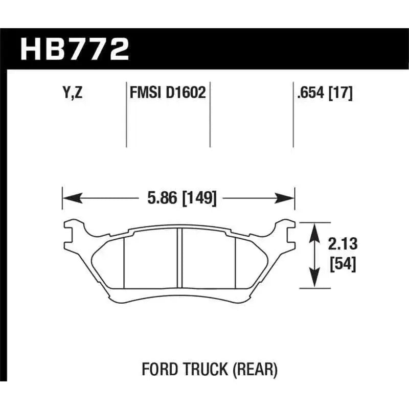 Hawk Performance HB772Y.654
