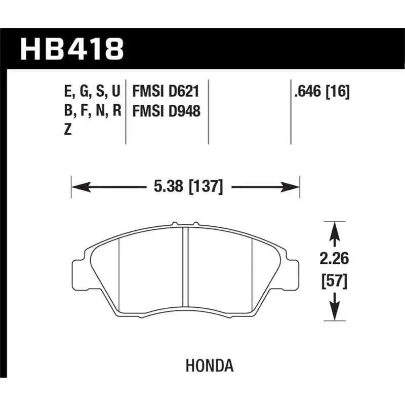 Hawk Performance HB418B.646