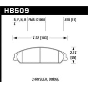 Hawk Performance HB509B.678