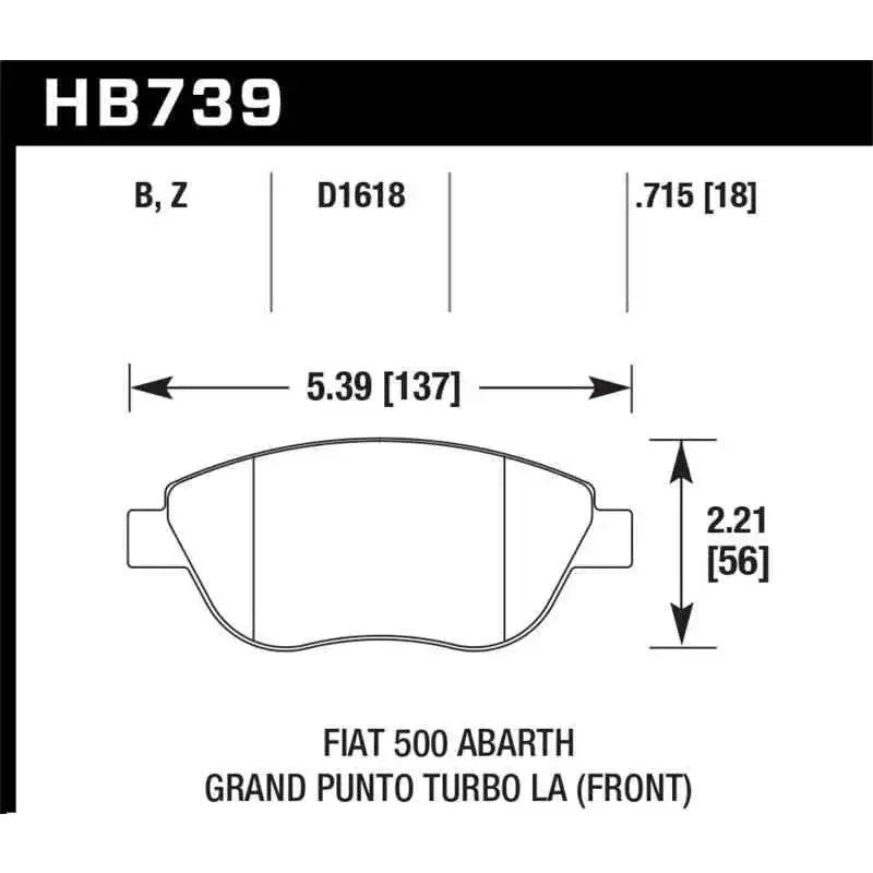Hawk Performance HB739B.715