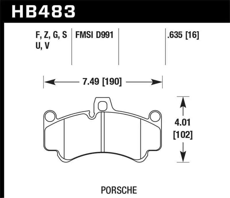 Hawk Performance HB483B.635