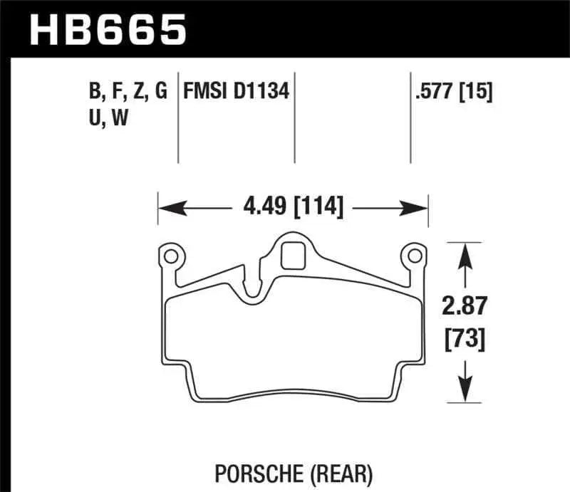 Hawk Performance HB665Z.577