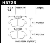 Hawk Performance HB725W.650