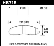 Hawk Performance HB715P.713