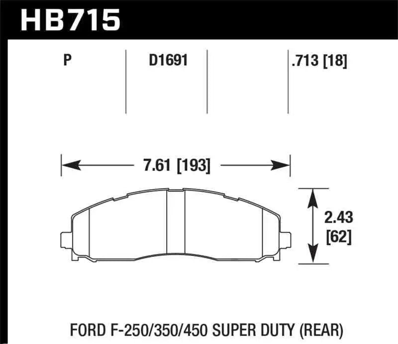 Hawk Performance HB715P.713
