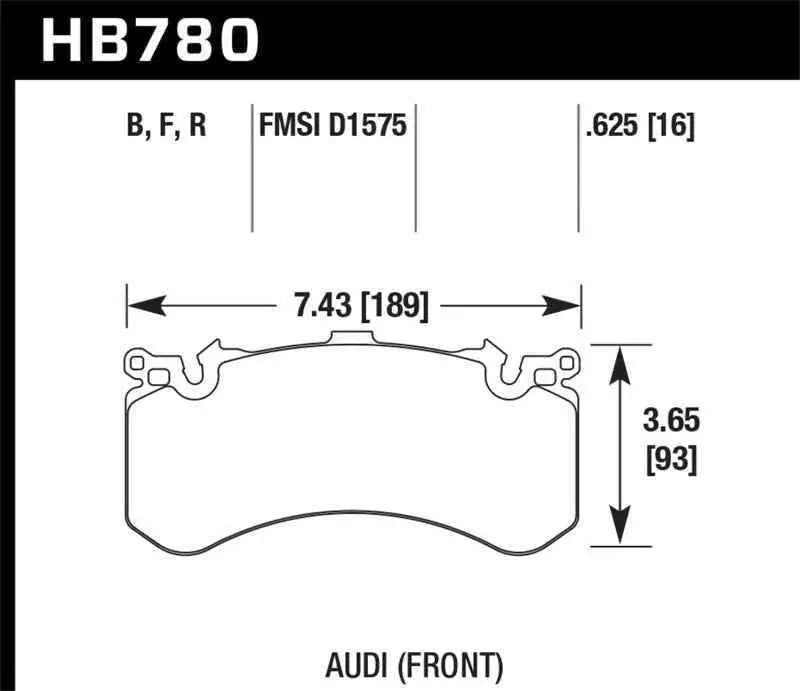 Hawk Performance HB780B.625