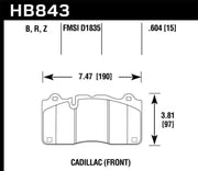 Hawk Performance HB843U.604