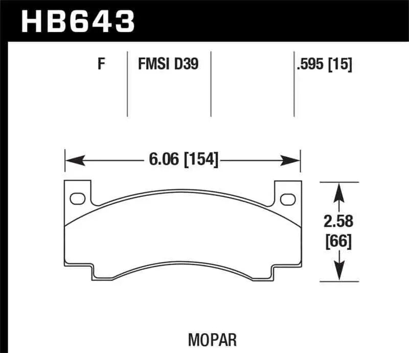 HAWK HB643F.595
