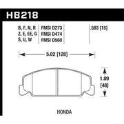 Hawk Performance HB218G.583