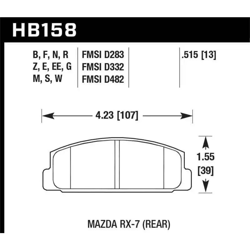 Hawk Performance HB158F.515
