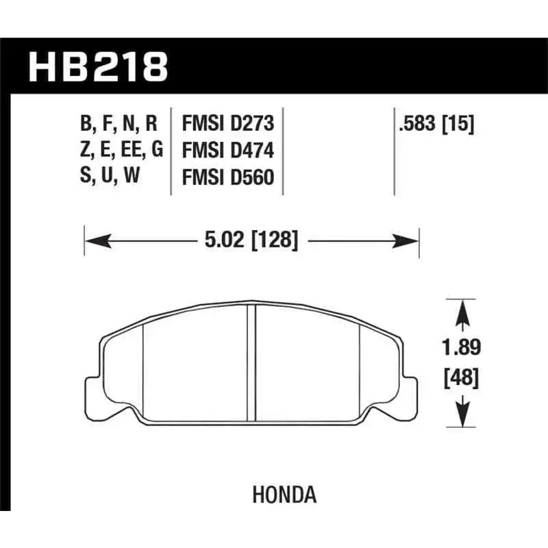 Hawk Performance HB218N.583