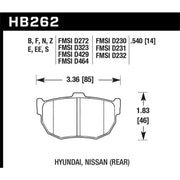 Hawk Performance HB262N.540