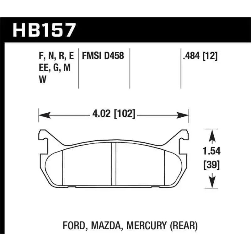 Hawk Performance HB157W.484