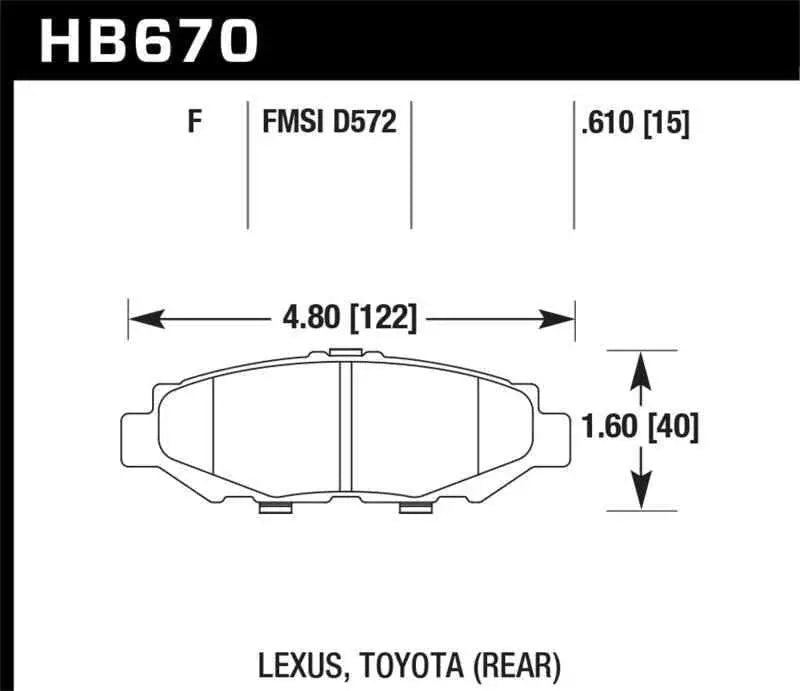 Hawk Performance HB670F.610