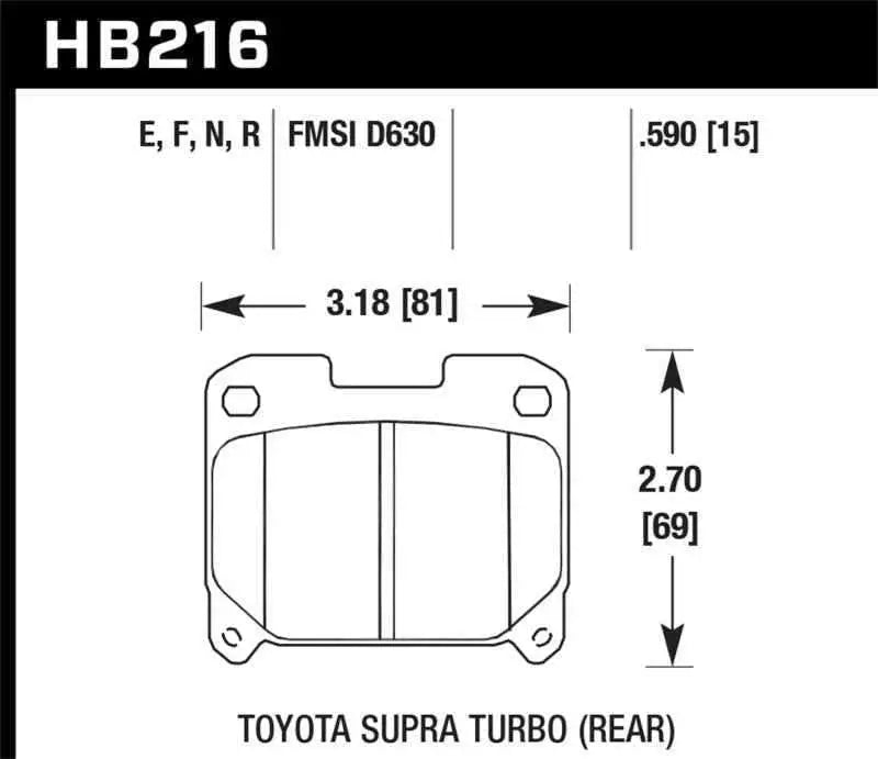 Hawk Performance HB216B.590