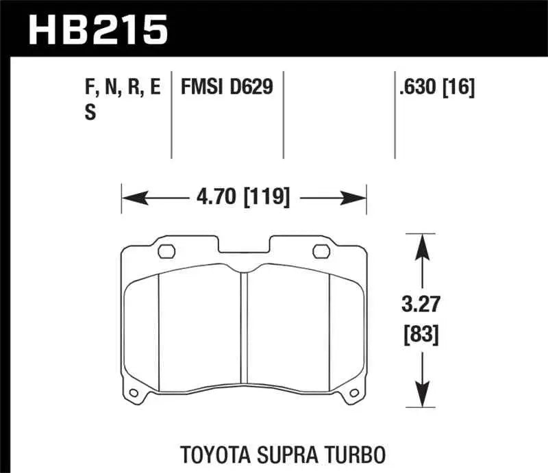 Hawk Performance HB215F.630