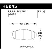 Hawk Performance HB245F.631