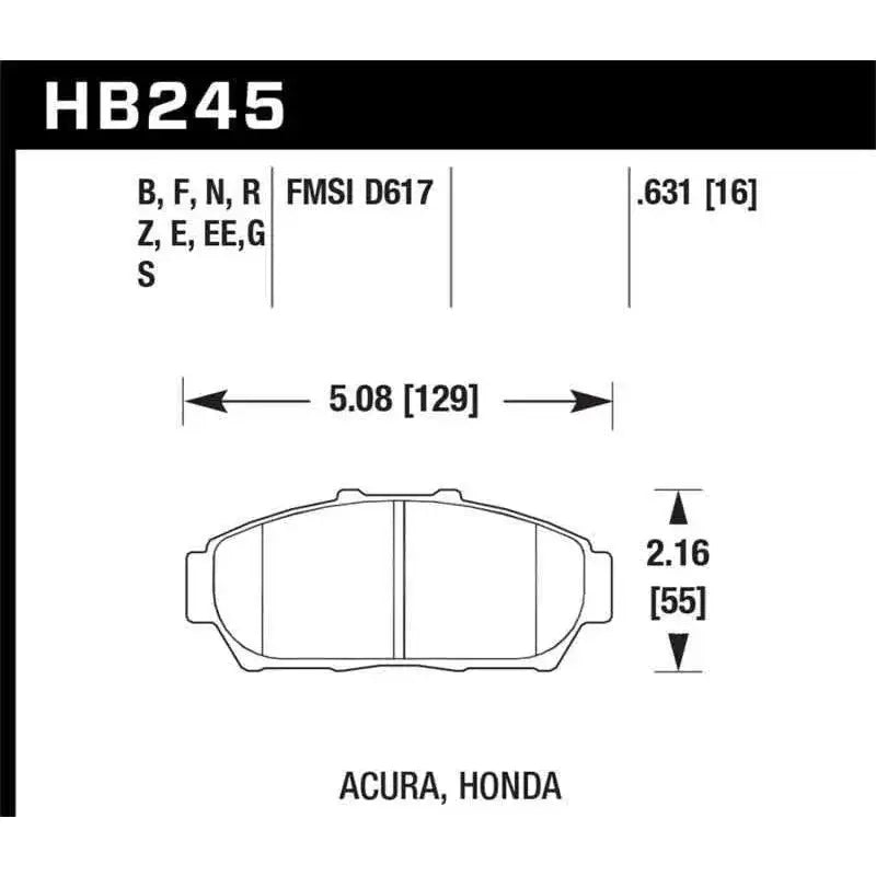 Hawk Performance HB245F.631