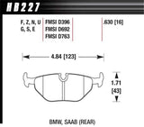 Hawk Performance HB227F.630