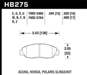 Hawk Performance Hawk 98-00 Civic Coupe Si / 01-06 Civic DX EX GX HX LX HPS Street Front Brake Pads