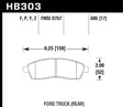 Hawk Performance Hawk 99-05 Cadillac Excursion / 99-04 Ford F-250/F-350 Super Duty Pickup Rear LTS Street Brake Pads