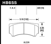 Hawk Performance HB655F.620