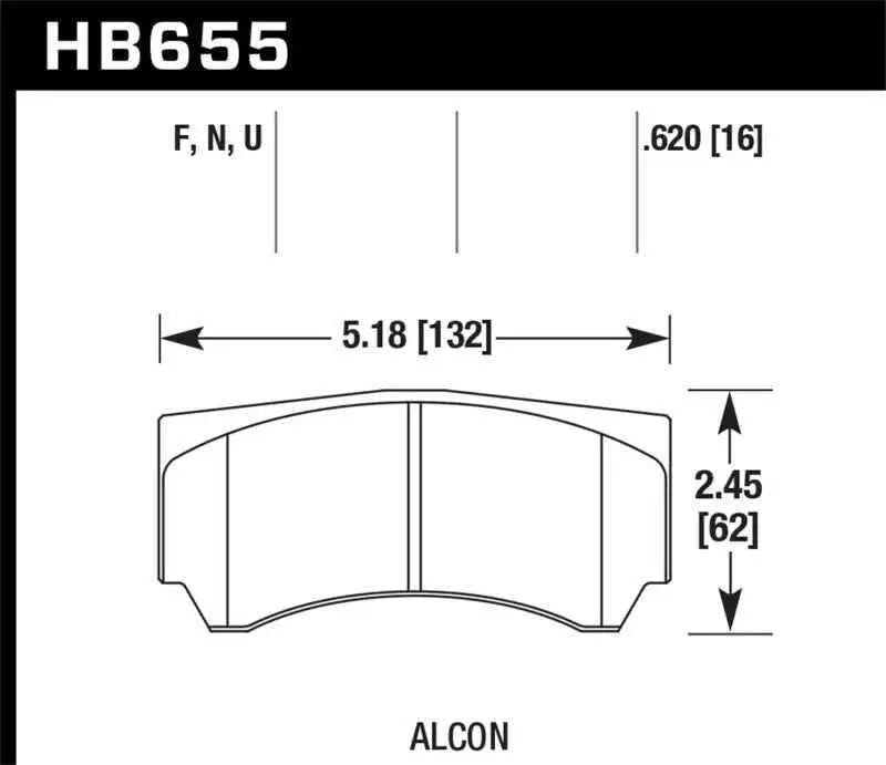 Hawk Performance HB655F.620