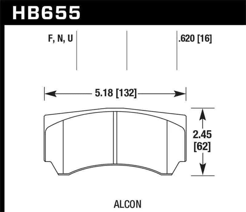Hawk Performance HB655F.620