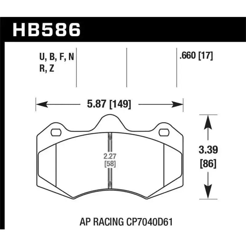 Hawk Performance HB586U.660
