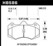 Hawk Performance HB586U.660
