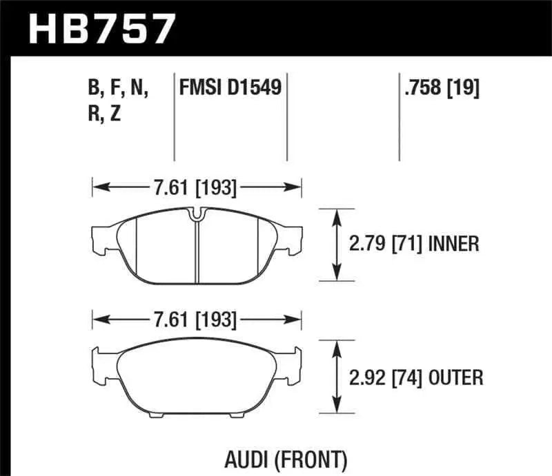 Hawk Performance HB757B.758