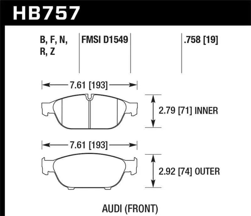 Hawk Performance HB757B.758