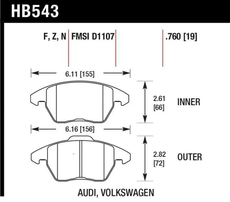 Hawk Performance HB543Z.760
