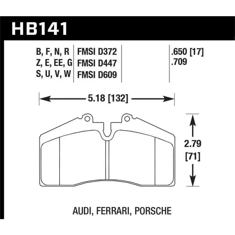 Hawk Performance HB141F.650