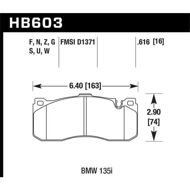 Hawk Performance HB603N.616