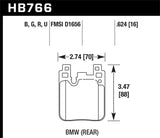 Hawk BMW M4 DTC-70 Race Rear Brake Pads - Truck & Automotive