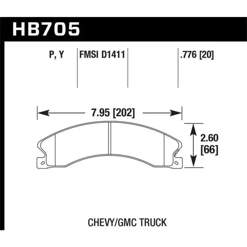 Hawk Performance HB705P.776