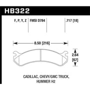 Hawk Performance HB322Y.717