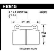 Hawk Performance HB615Z.535