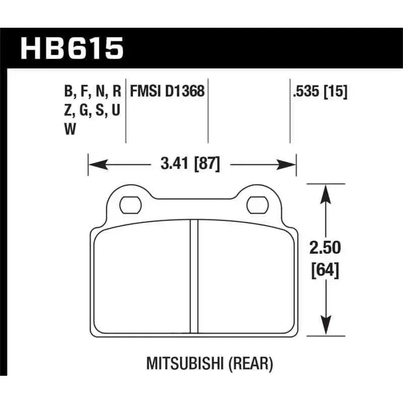 Hawk Performance HB615Z.535