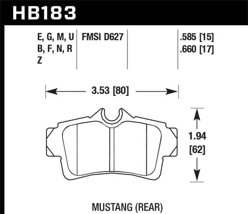 Hawk Performance HB183N.585