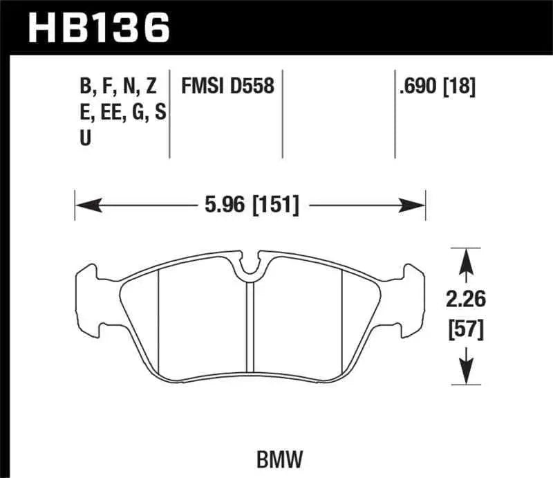 Hawk Performance HB136N.690