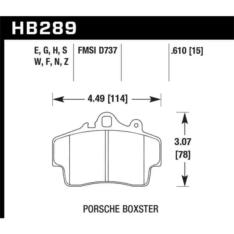 Hawk Performance HB289N.610