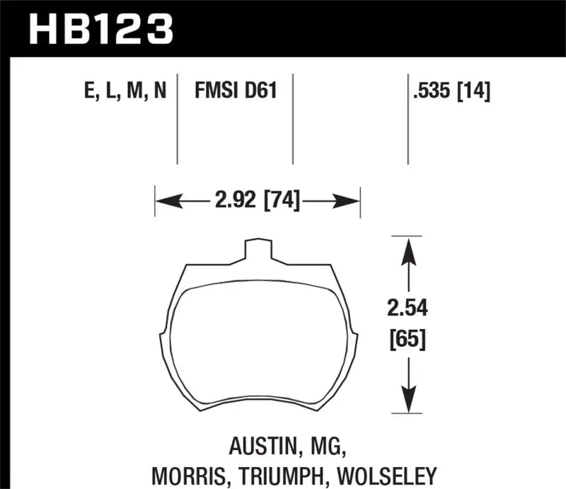 Hawk HP + Street Brake Pads - Truck & Automotive