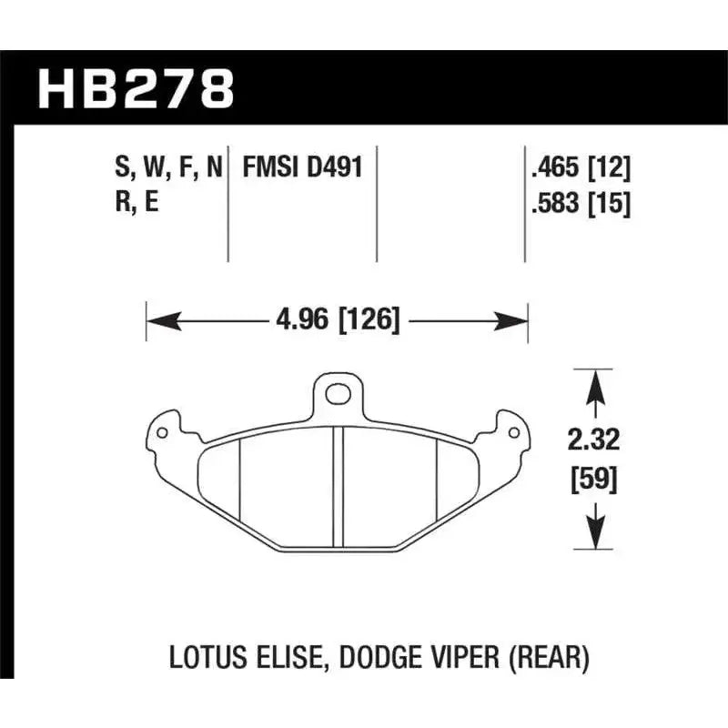 Hawk Performance Hawk HPS Street Brake Pads