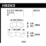 Hawk Performance HB263F.650